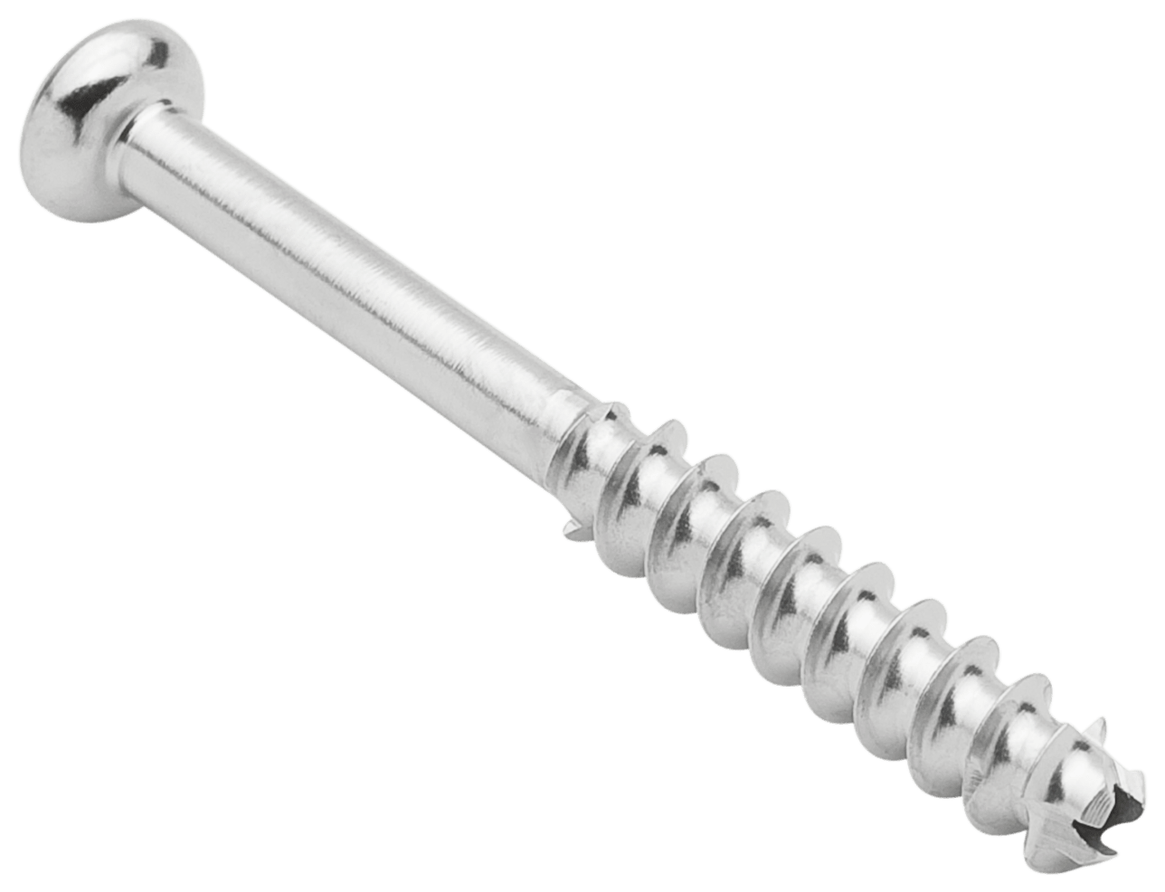Low Profile Screw, SS, 4.0 x 36 mm, Cannulated, Long Thread