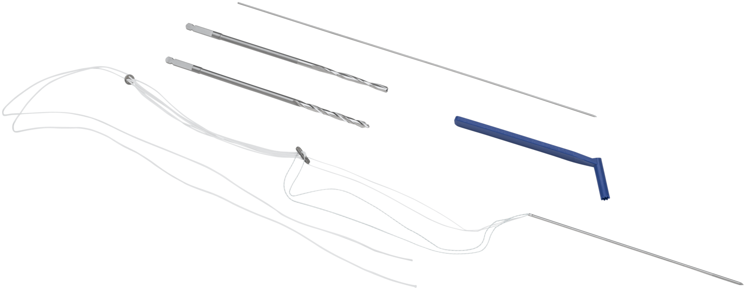 Knotless T-Rope Syndesmosis Repair, Titanium