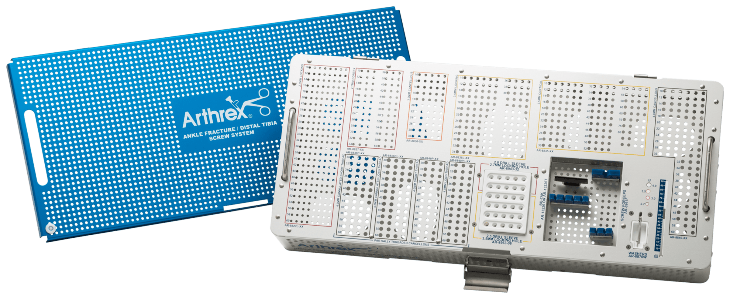 Arthrex Sprunggelenksfraktur Schraubencontainer