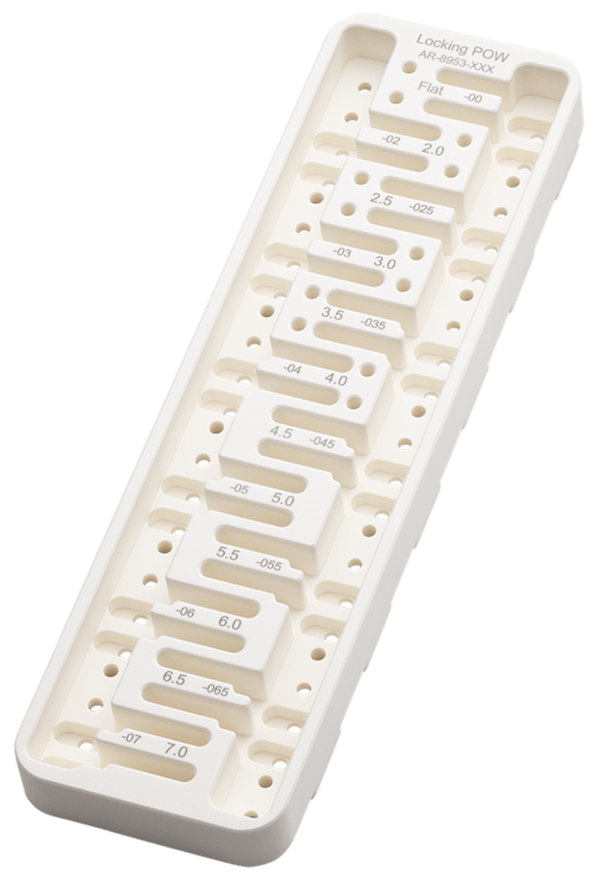 CFS Platteneinsatz für winkelstabile Metatarsale Opening Wedge Platten