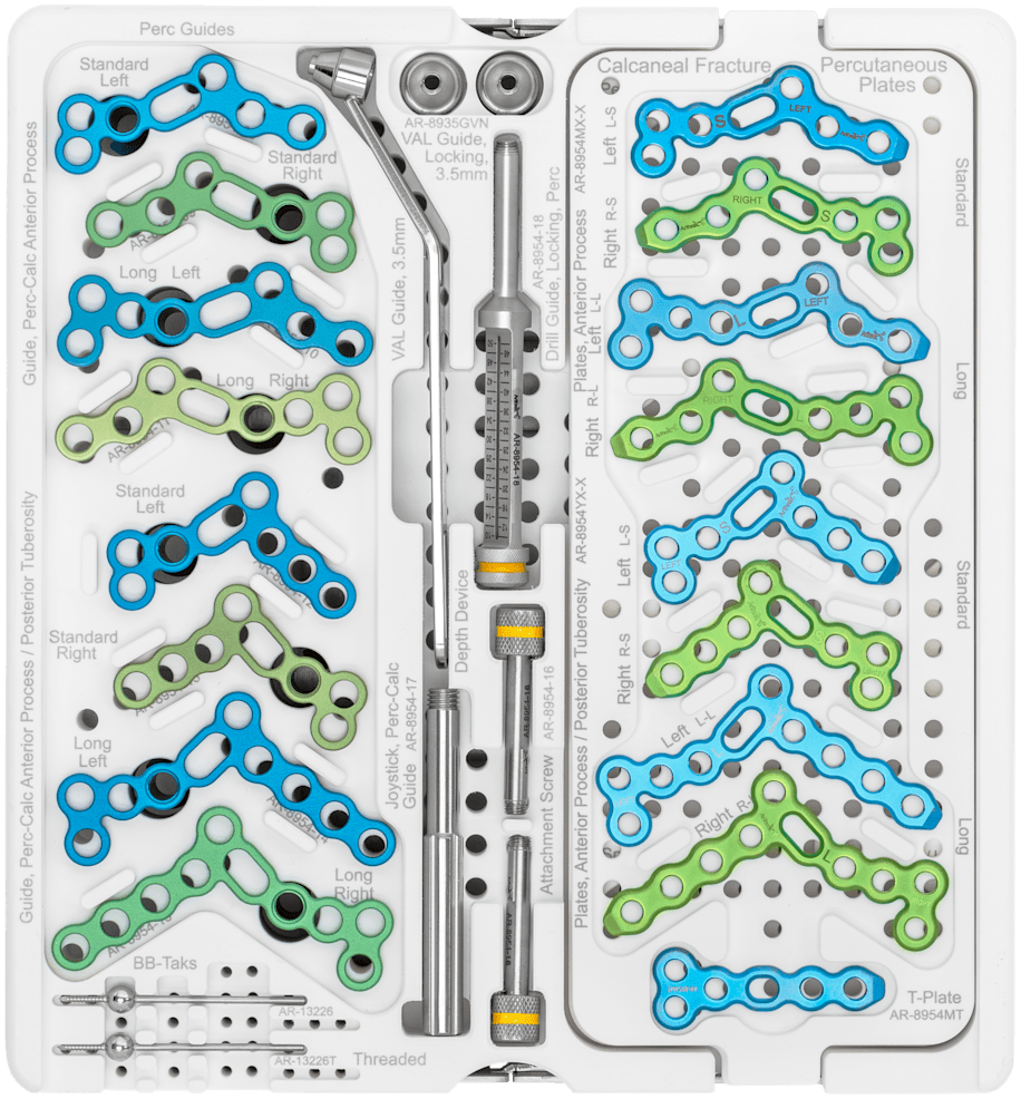 Calcaneal Fracture Plate Caddy Comprehensive Modular Foot System