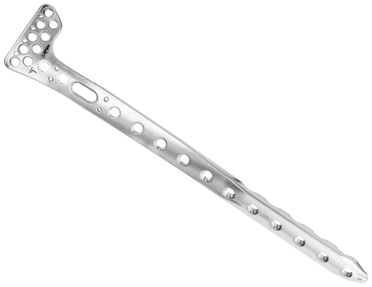 Anterolaterale distale Tibiaplatte, links, SS, 14-Loch