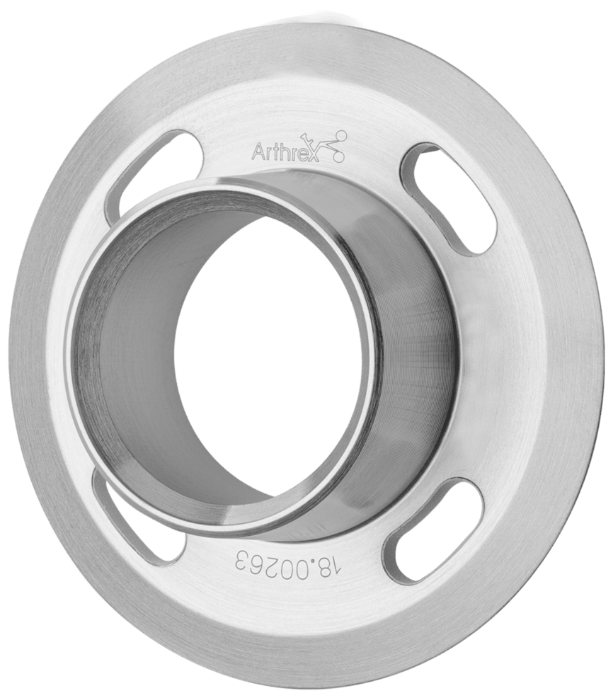 Arthrex ECLIPSE Trunnion, Slotted, TPS and CaP Coated, 53 mm