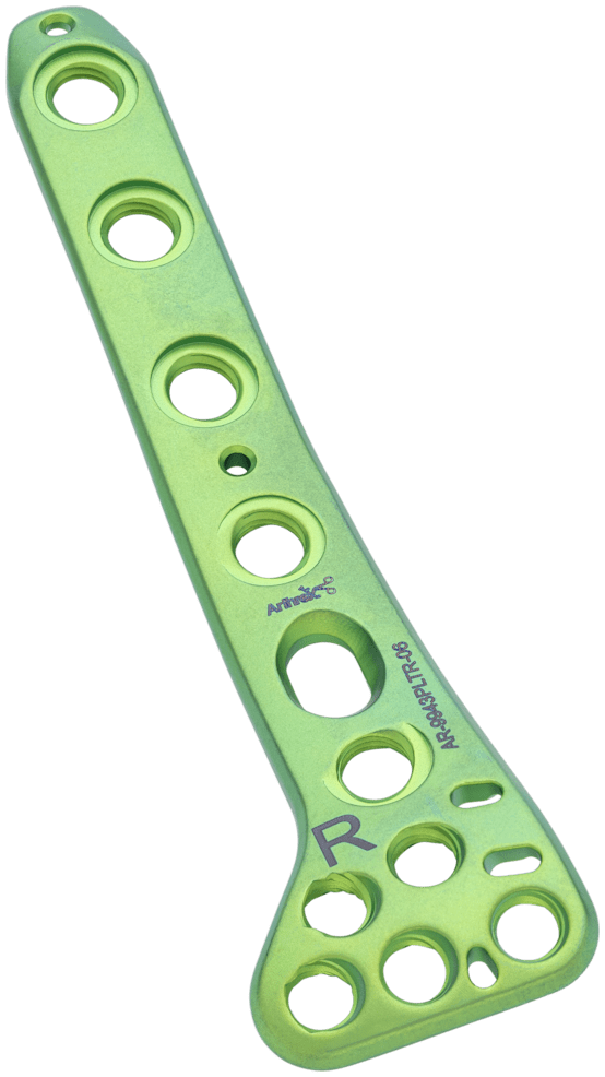 Posterolateral Distal Tibia Plate, Titanium, Right, 6 Hole