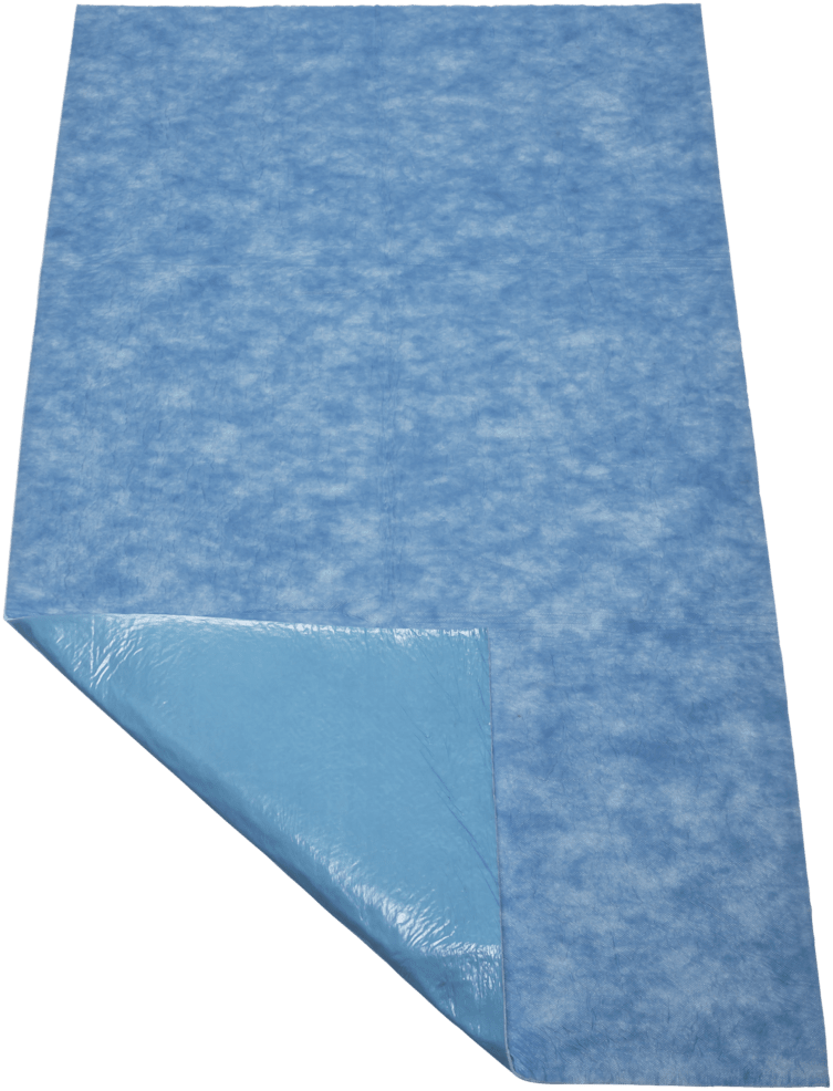 Dri-Safe Absorbent Pad, 28 x 40 in Blue Poly Backing