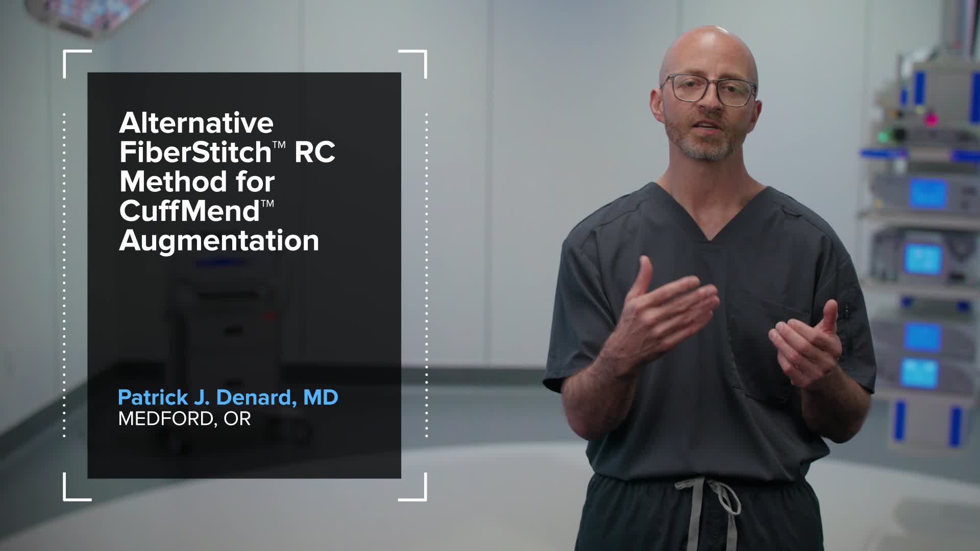 Arthrex - SpeedPearl: Alternative FiberStitch™ RC Fixation Method for ...