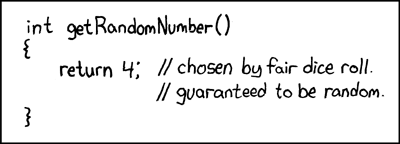 Random vs. Pseudorandom