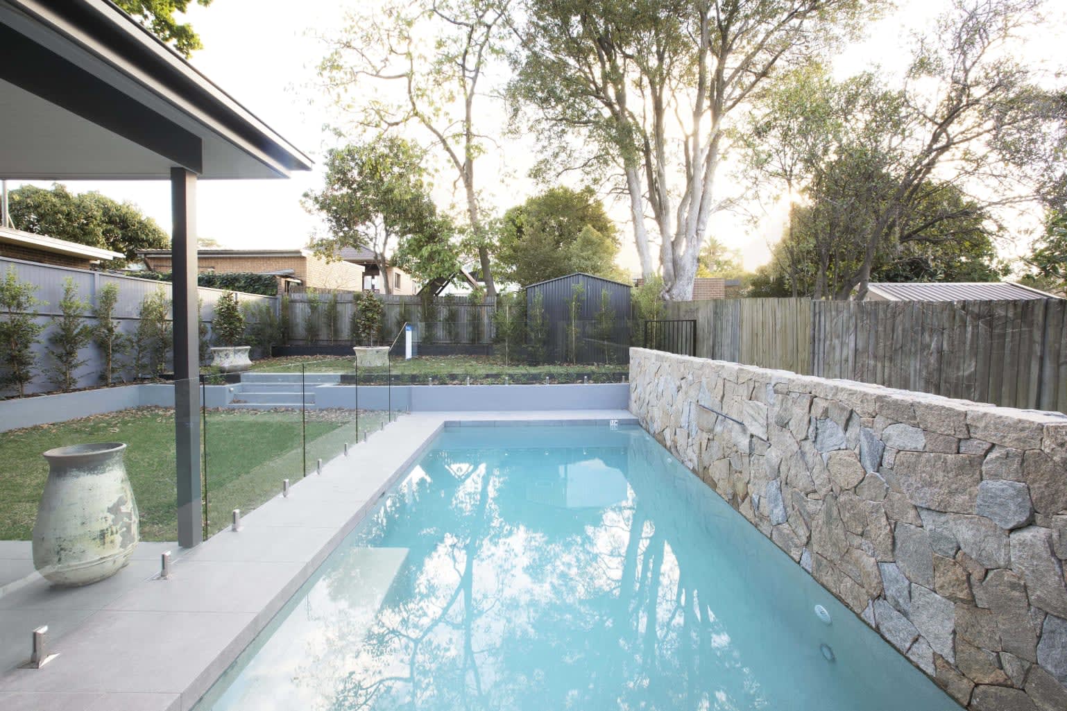 artisanexterior image upload c_limit,f_auto v1787017314 chateau_wall_cladding_feature_wall_pool_image_1_gallery_image