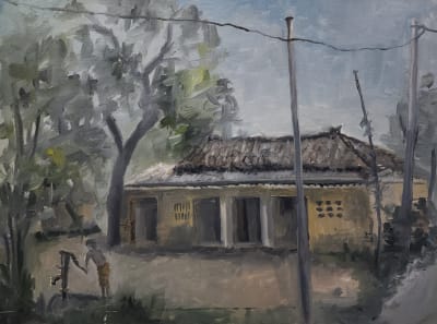 House before from 1950s, Siwan, Bihar