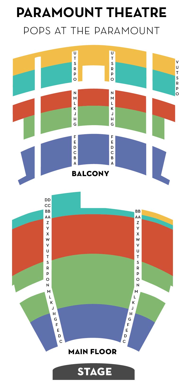 Paramount Theater Seating Chart Cedar Rapids Matttroy