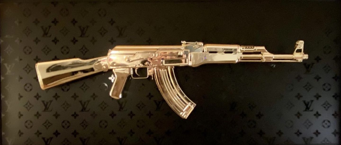 nickel plated ak 47 for sale