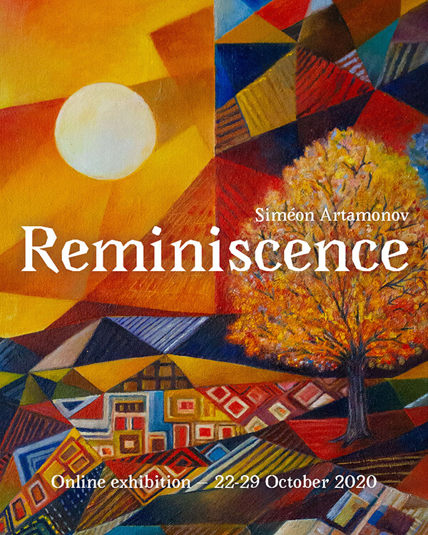 Siméon Artamonov, Reminiscence Poster, with Sevenoaks in the background.