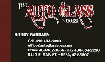 The Auto Glass Boss