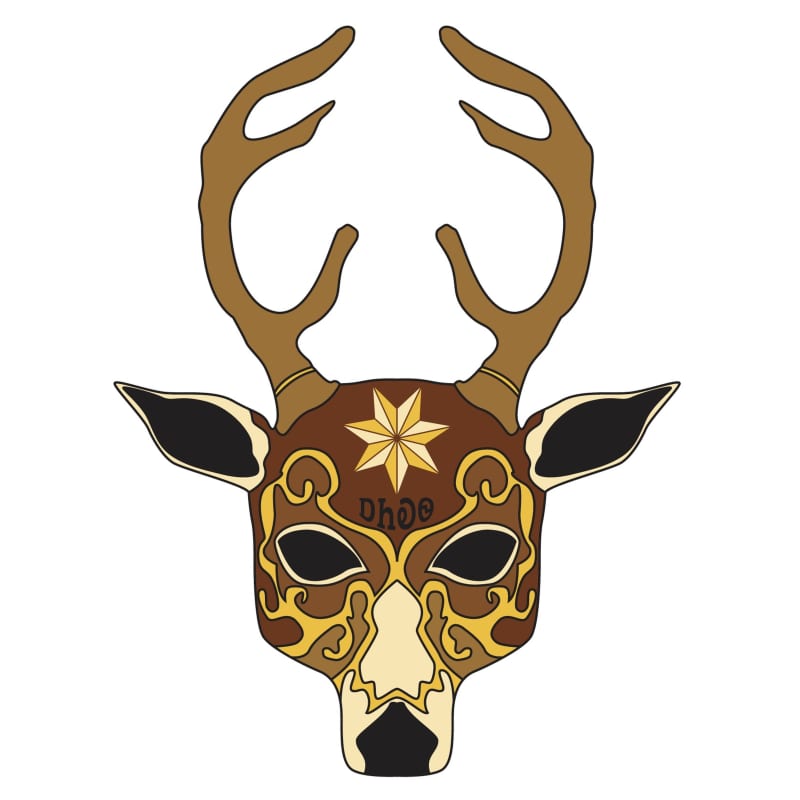 ᎠᏂᎧᏫ (Deer Clan Mask)