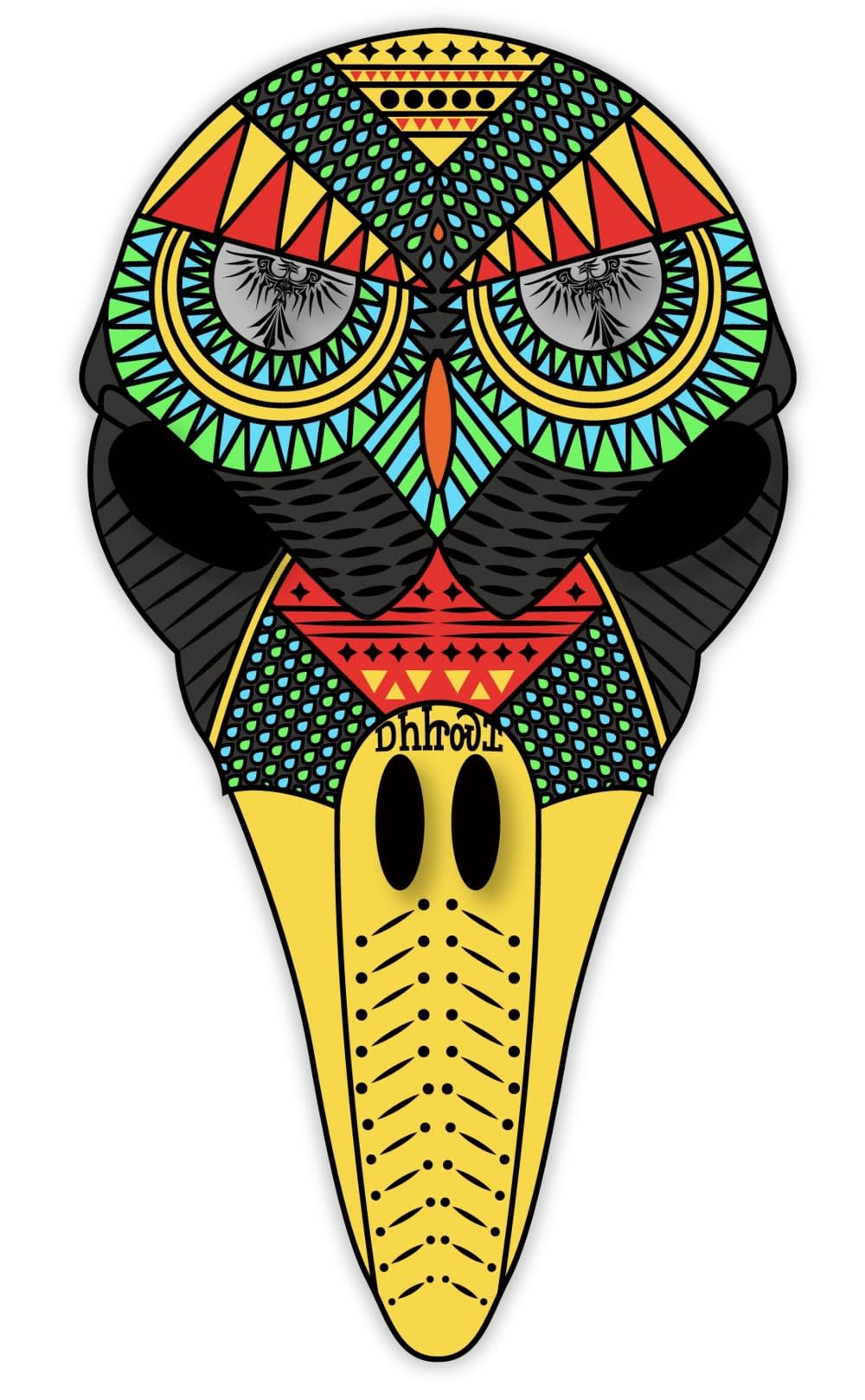 The Seven Cherokee Clan Masks ᎦᎵᏉᎩ ᏣᎳᎩ ᏧᏂᏴᏫ ᏗᎵᎬᏚᎶ Image