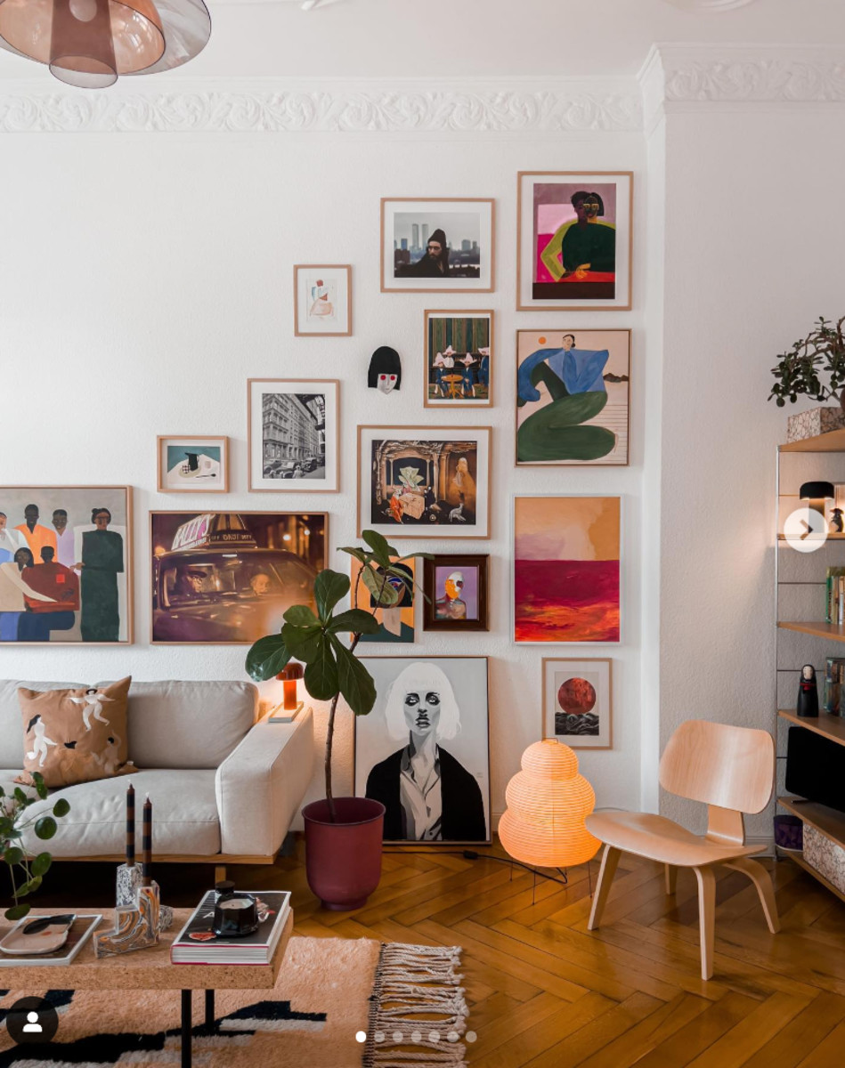 gallery wall by paige simianer mills, Image 1.