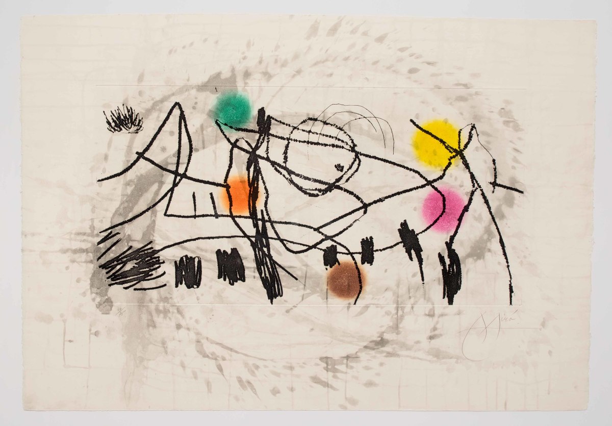 Gravures Pour Une Exposition by Joan Miro, Image 1.