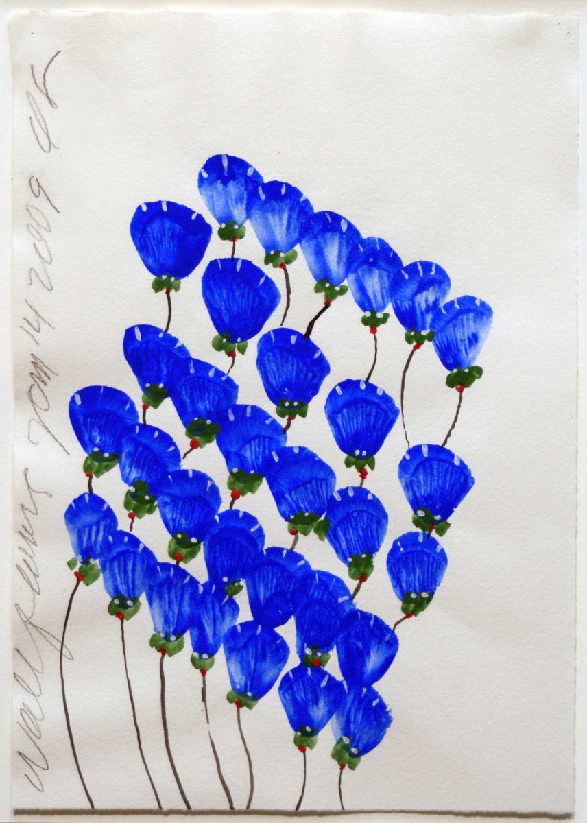 Wallflowers by Donald Sultan, Image 1.