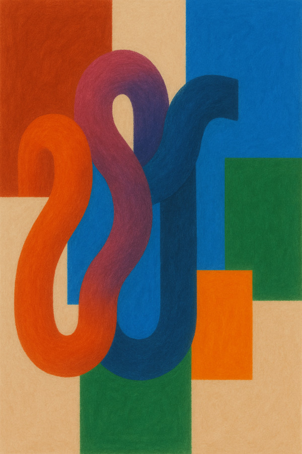 Blue Pipes by Melanie Davis, Image 1.