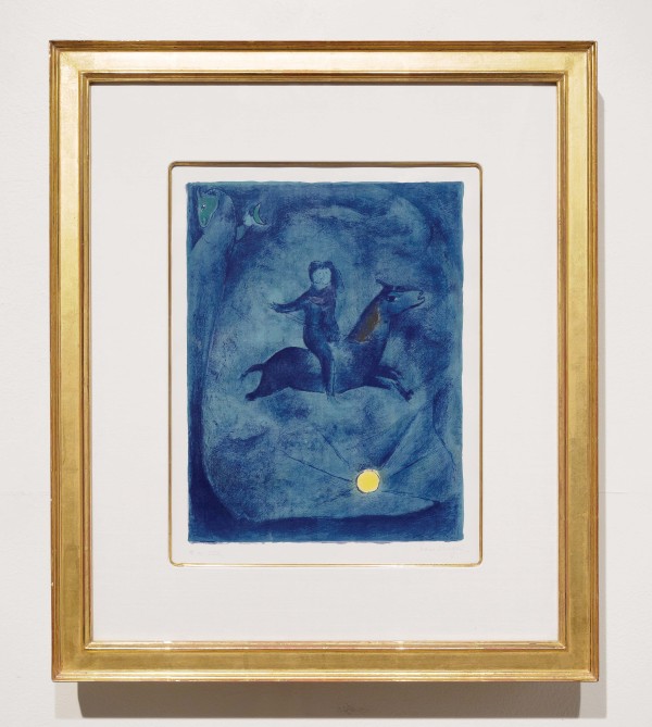 Mounting the Ebony Horse by Marc Chagall, Image 1.