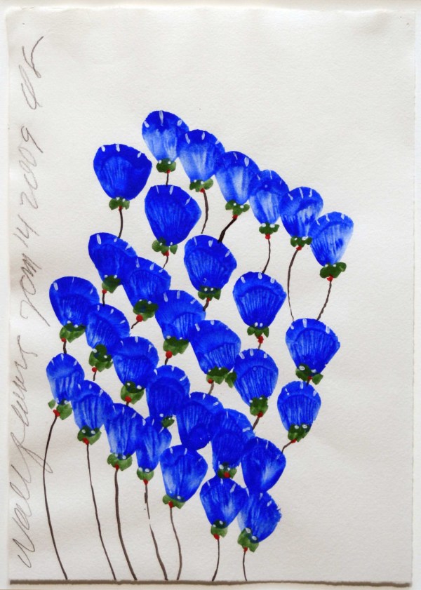 Wallflowers by Donald Sultan, Image 1.