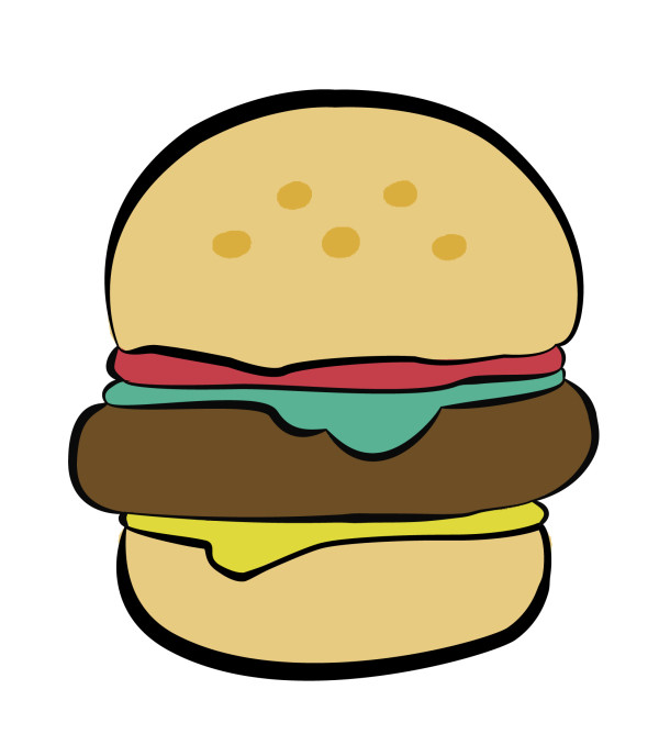 Burger print 3/10