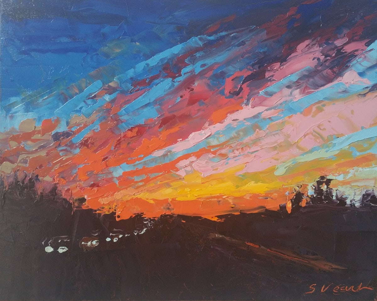 81 Sunset By Sally Veach Artwork Archive