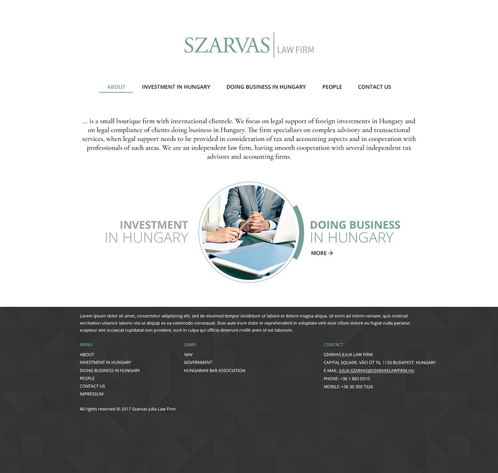 Szarvas Law Firm weboldal-2