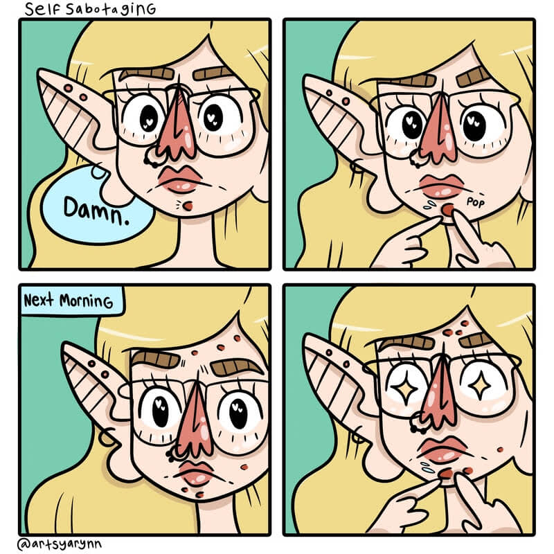 self sabatoging