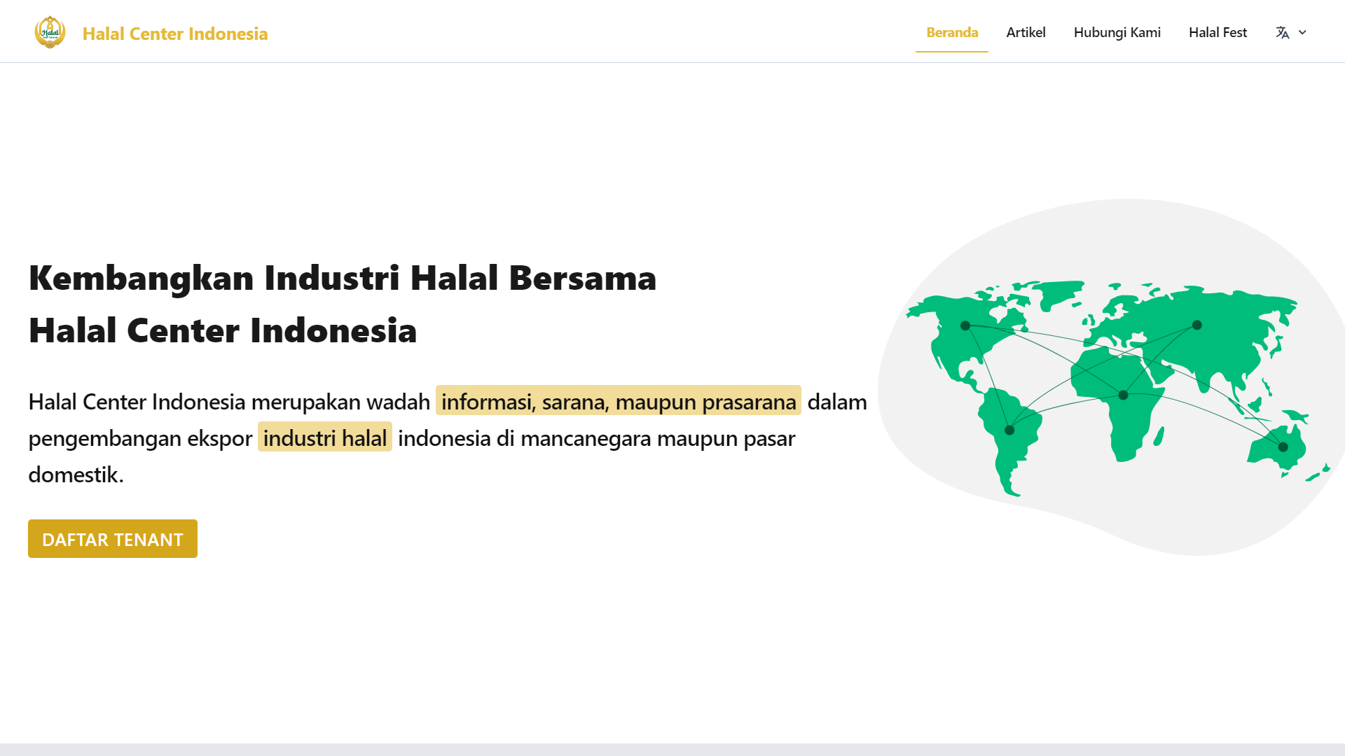 Thumbnail Project Halal Center Indonesia