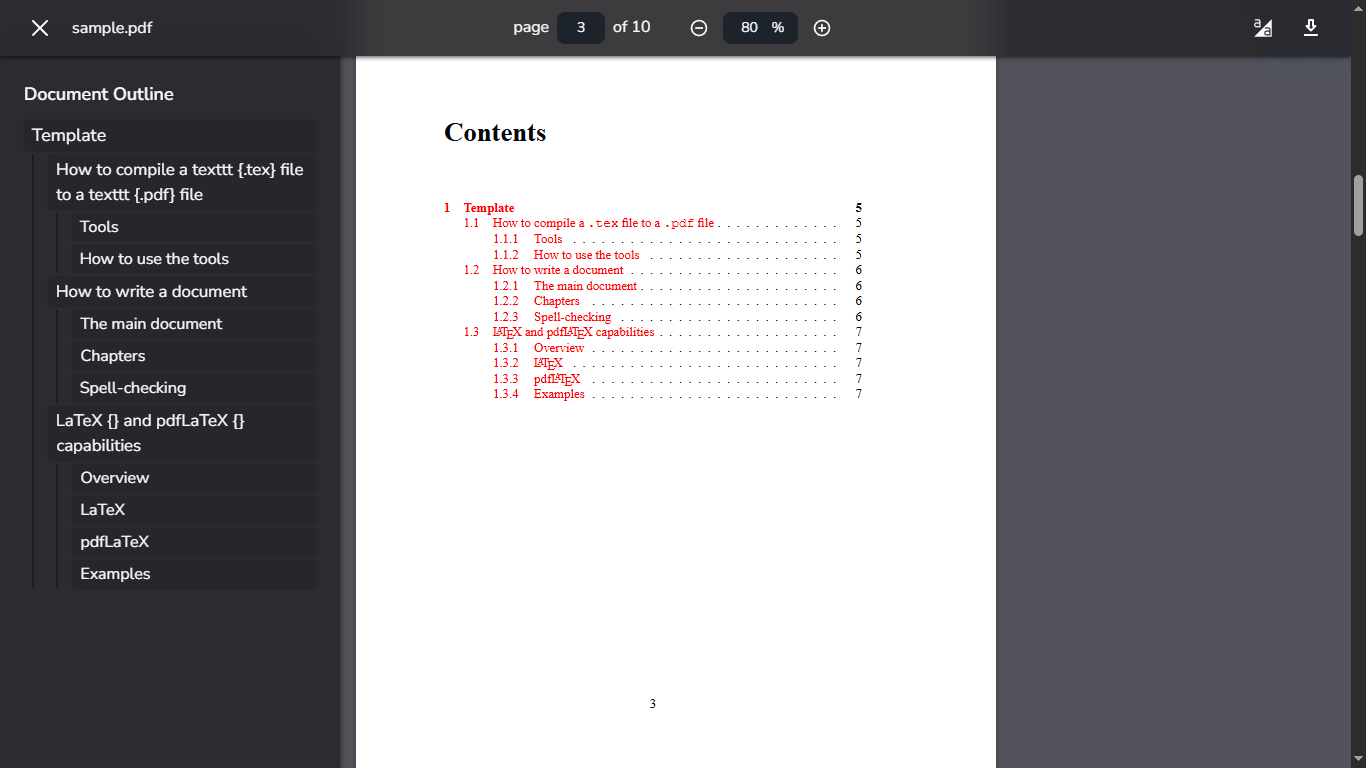 Thumbnail Project PDF Viewer