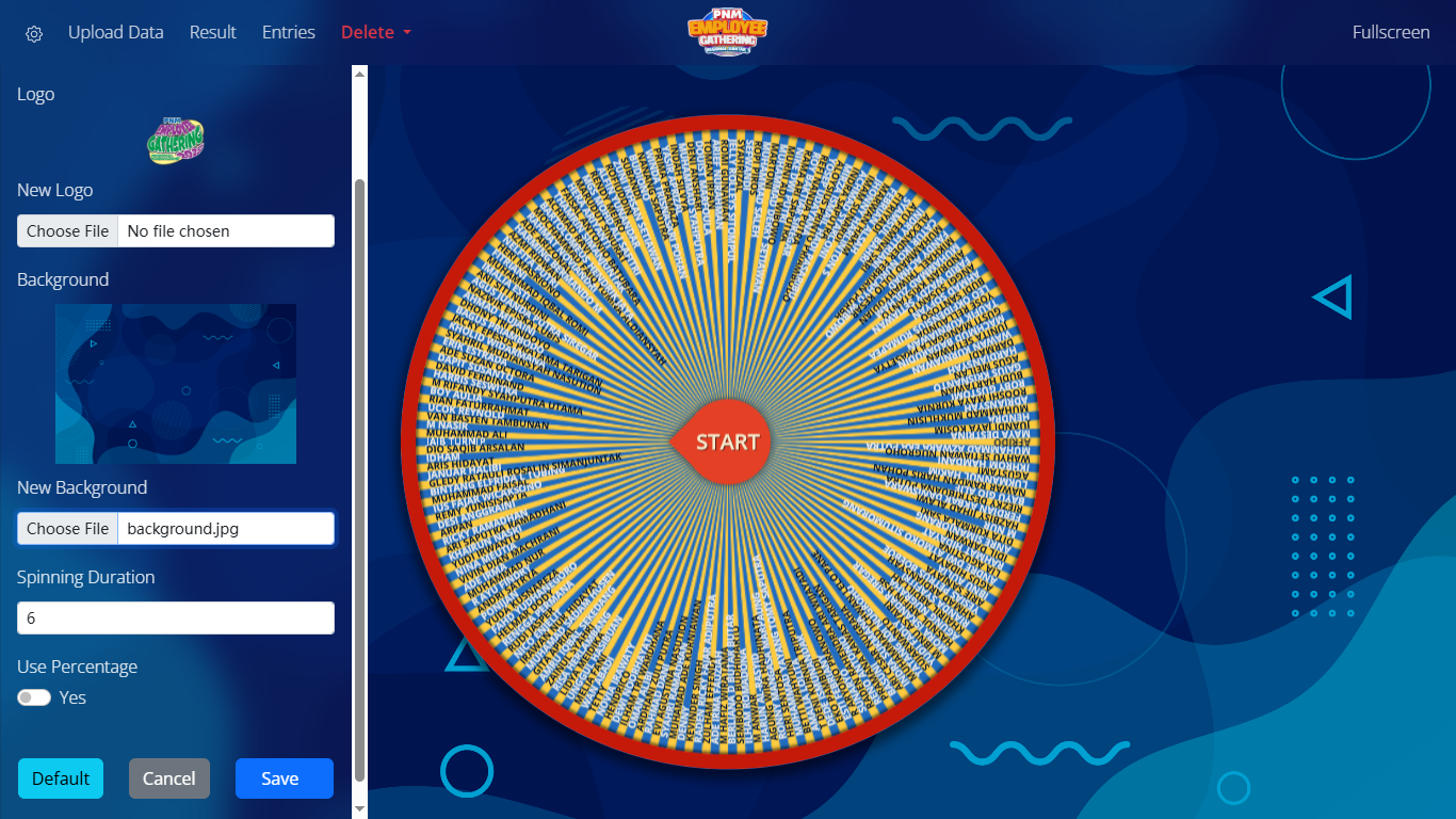 Thumbnail Project Lucky Draw - Spin Wheel