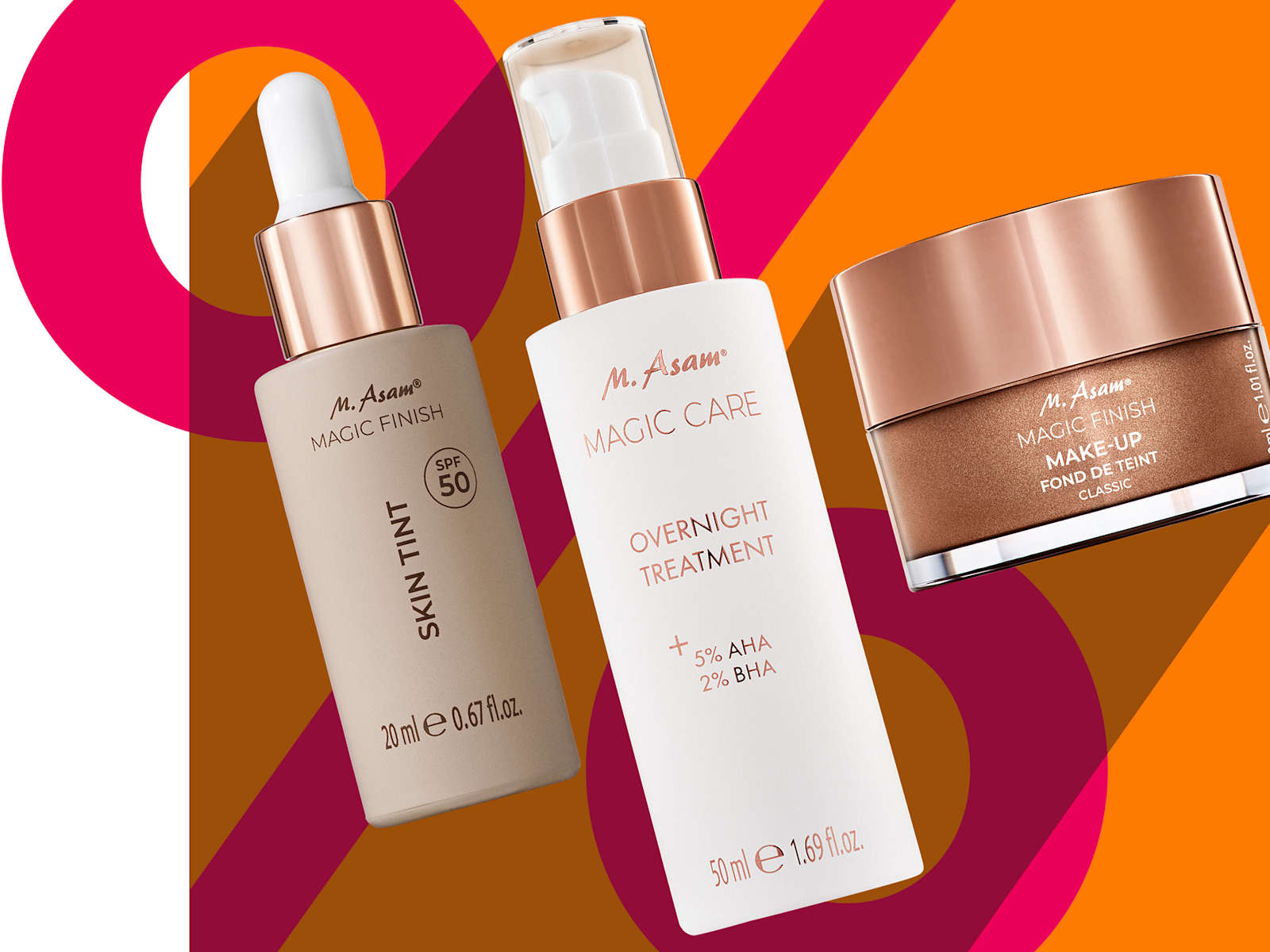 MAGIC FINISH Skin Tint, MAGIC CARE Treatment & MAGIC FINISH Mousse