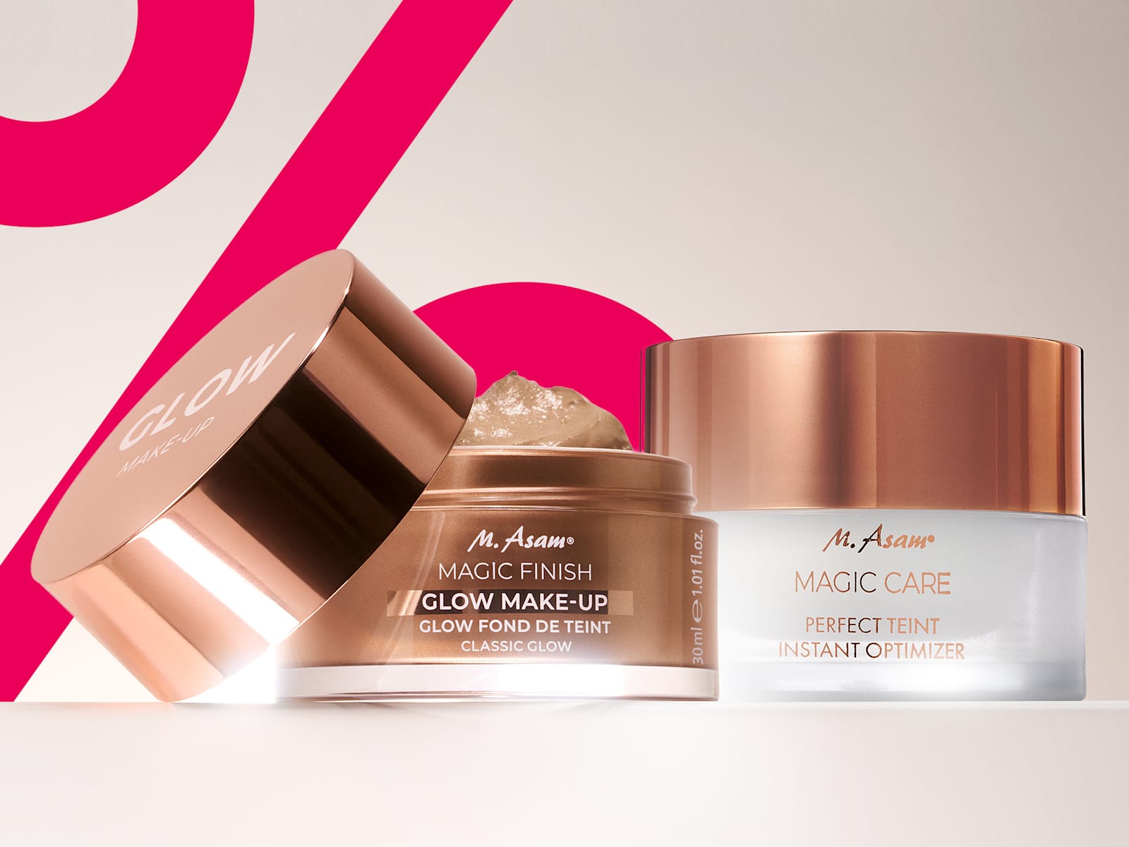 M. Asam MAGIC FINISH Mousse und MAGIC CARE Creme als Produktbild