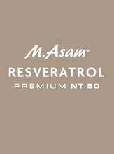 Logo M. Asam RESVERATROL PREMIUM NT 50 sur fond beige
