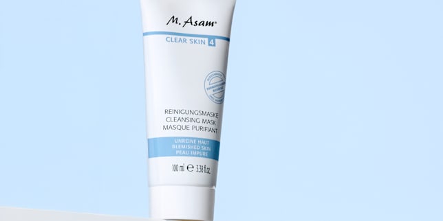 Packmittel der Clear Skin Reinigungsmaske von M.Asam