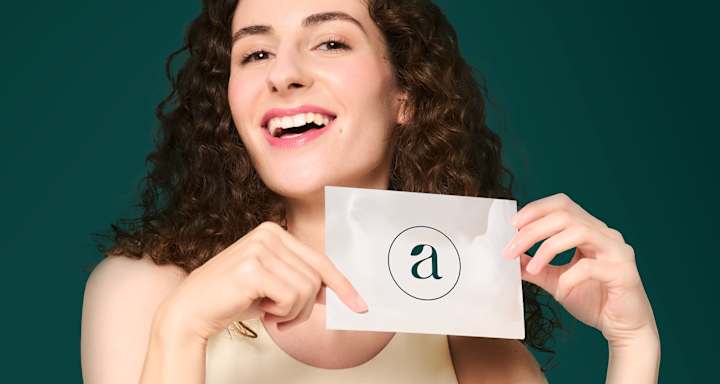 Model mit asambeauty Gutschein