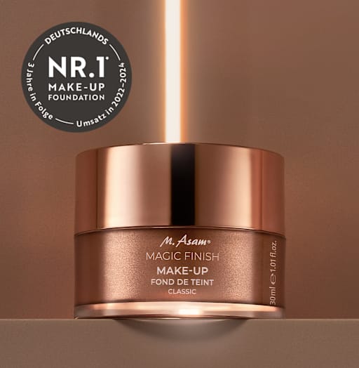 Tiegel des Magic Finish Make-up Mousse von M.Asam