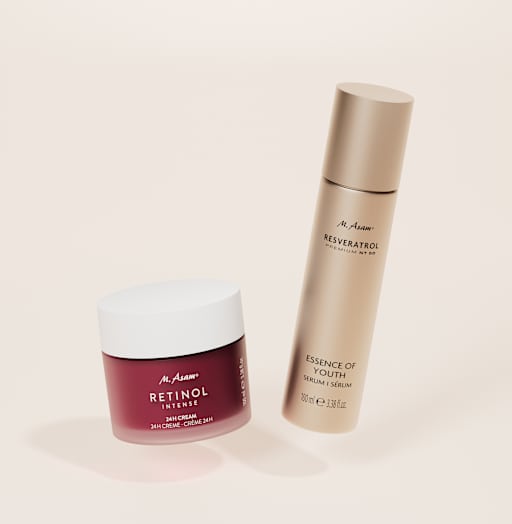M. Asam Retinol Gesichtscreme, RESVERATROL PREMIUM Essence of Youth Serum
