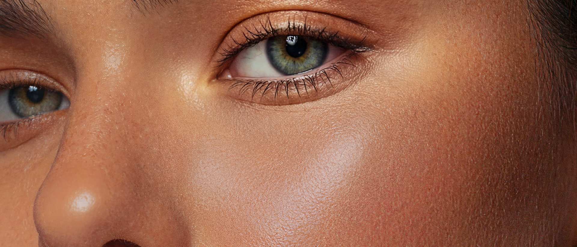 Beauty-Nahaufnahme Auge