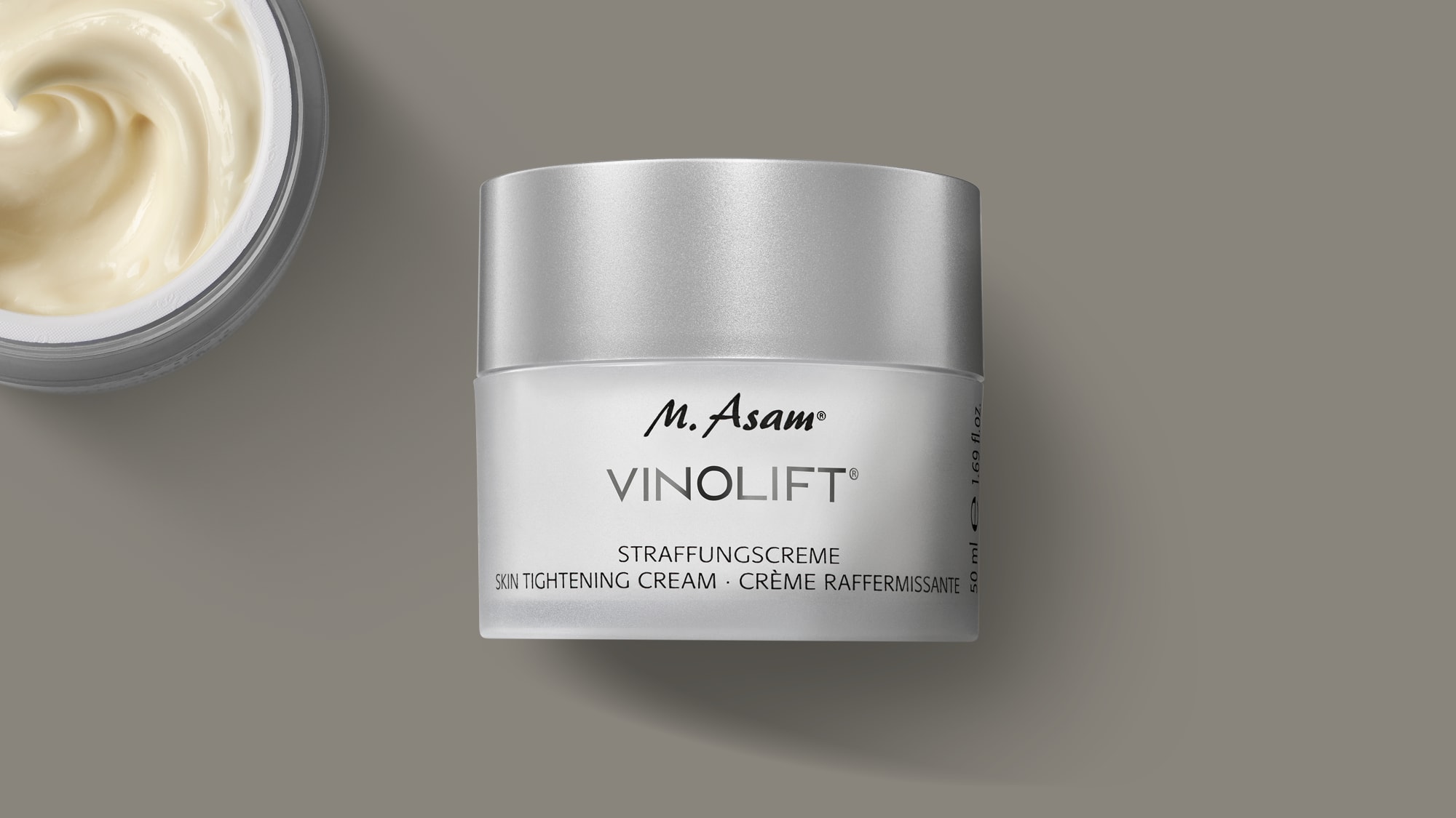 Packmittel der Pflegelinie Vinolift von M.Asam