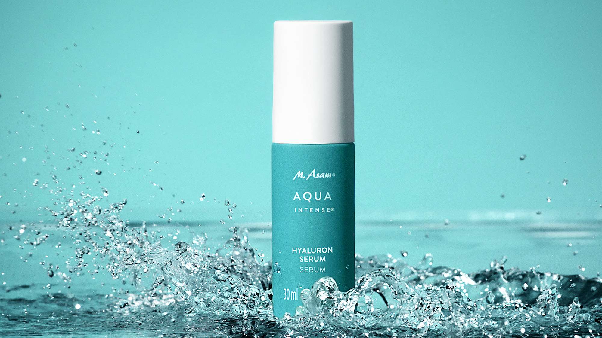 Aqua Intense Hyaluron Serum: 53,8% bestätigen eine Erhöhung der Hautfeuchtigkeit nach nur 2 Stunden. Parfümfreie Formulierung