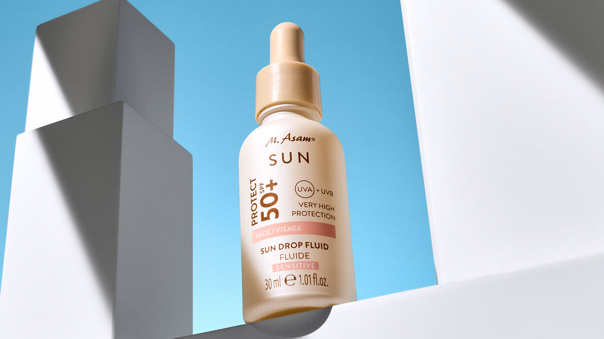 45877 Sun Drop Fluid Sonnenschutz Serum Gesicht LSF 50+ Sensitiv