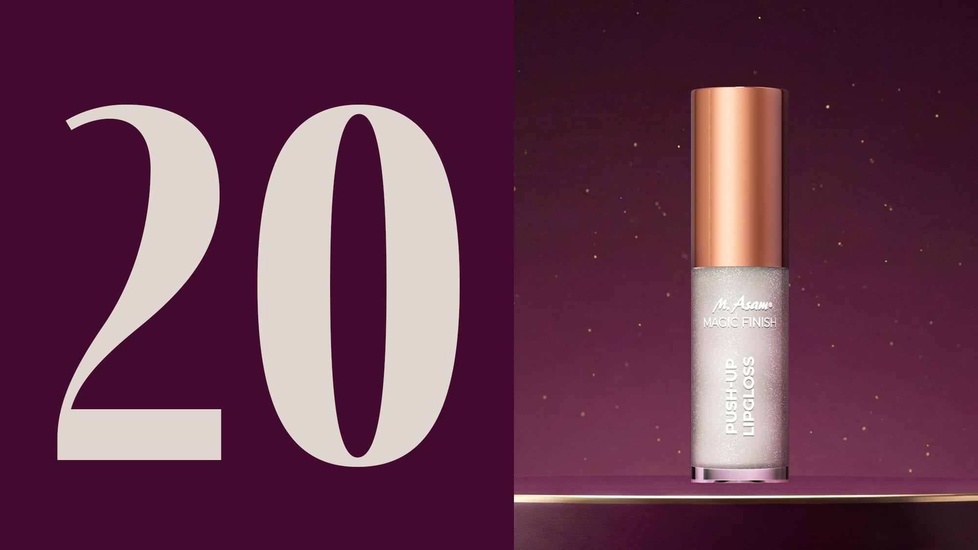 M. Asam MAGIC FINISH Gloss als Produktbild in transparenter Flasche