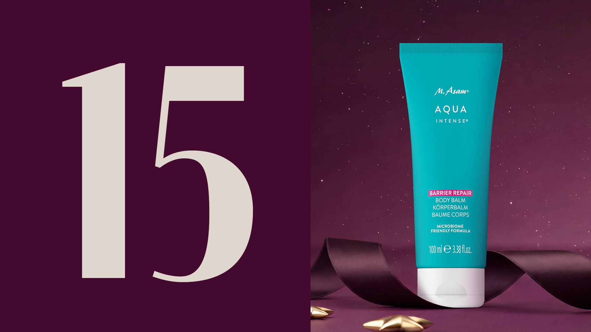 M. Asam AQUA INTENSE Körperbalsam als Produktbild in türkisfarbener Tube