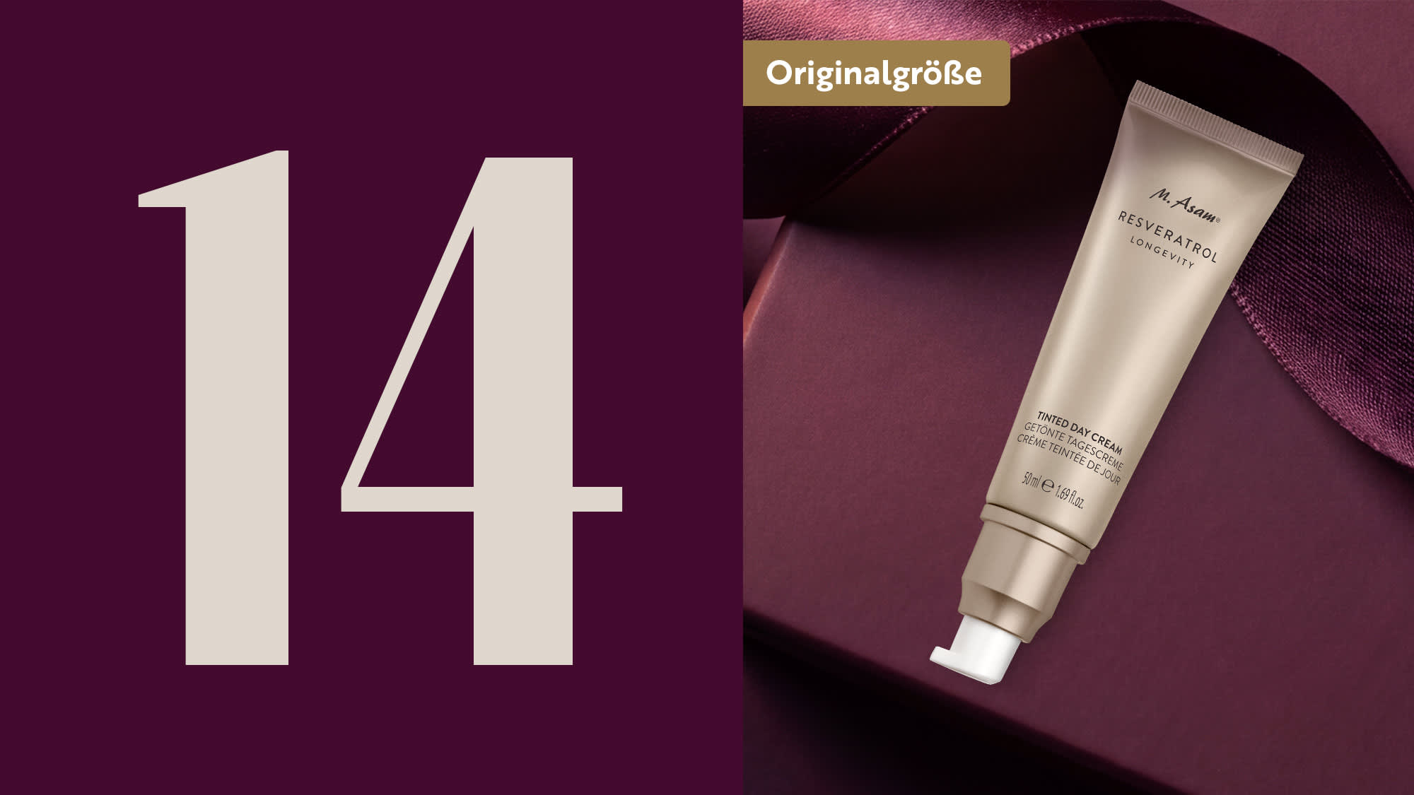 M. Asam RESVERATROL PREMIUM Gesichtscreme in Tube als Produktbild