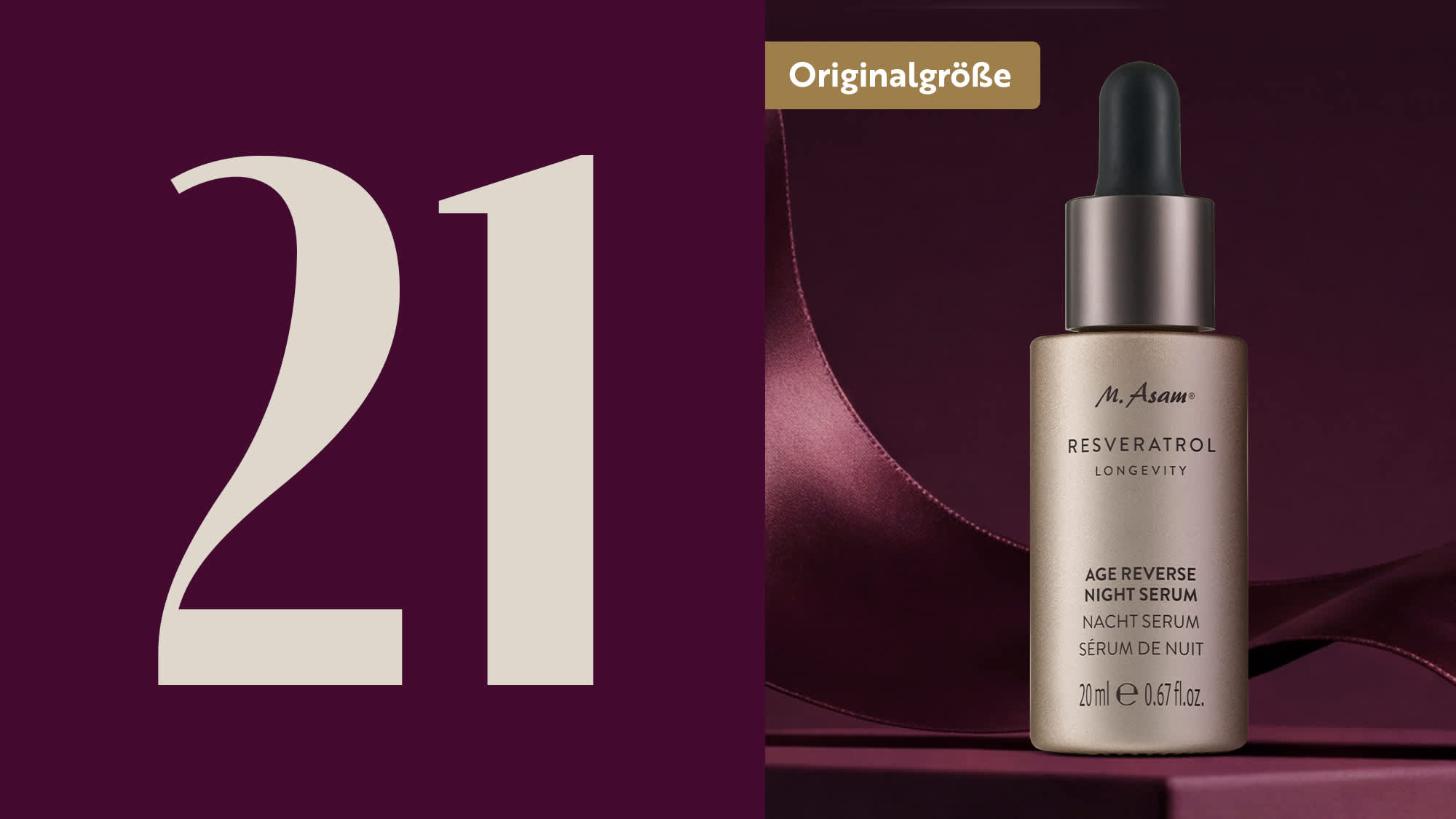 M. Asam RESVERATROL PREMIUM Age Reverse Night Serum als Produktbild