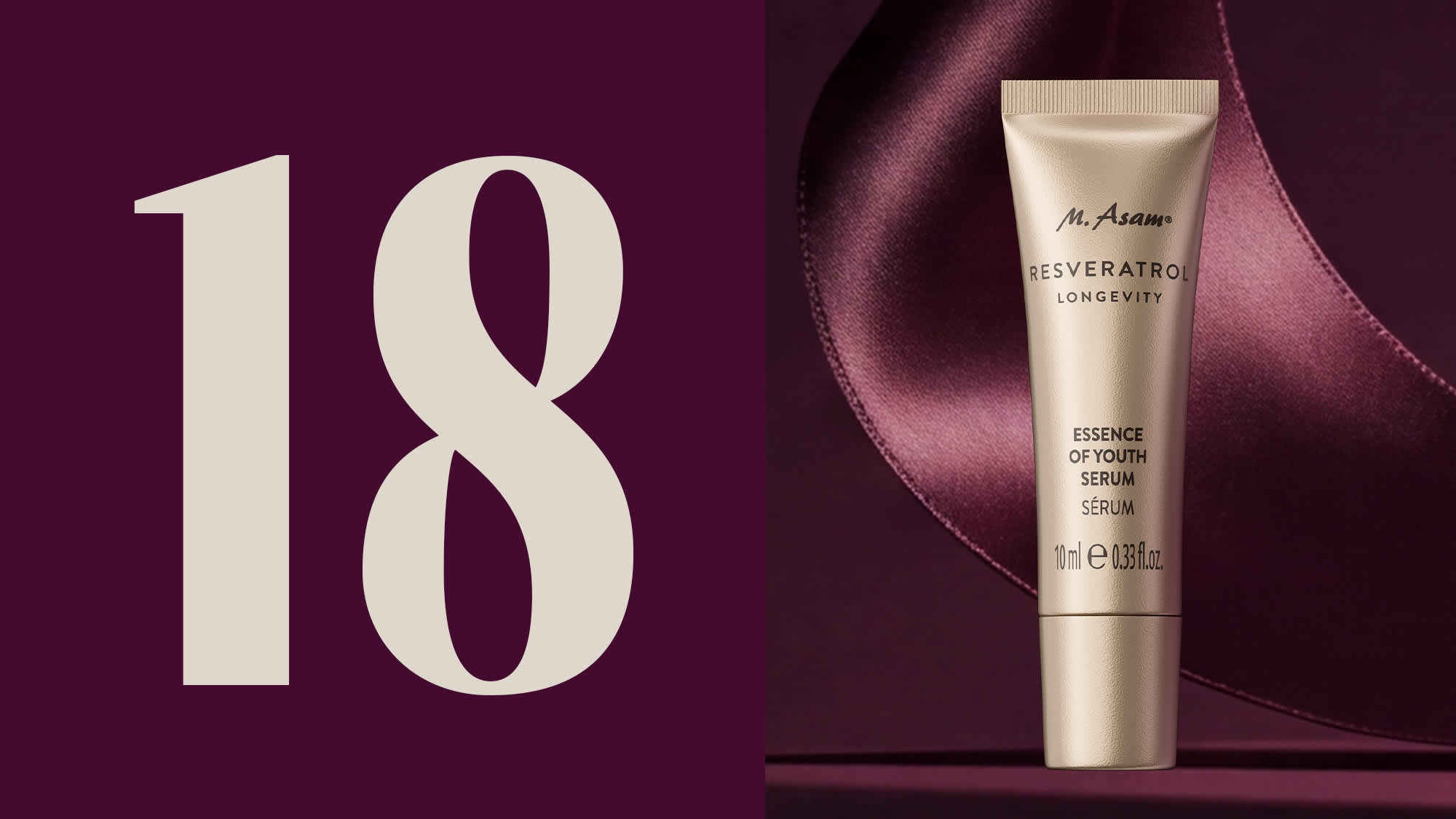M. Asam RESVERATROL PREMIUM Gesichtsserum als Produktbild in Tube