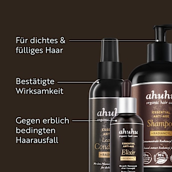 ahuhu ESSENTIAL Anti-Age Anti-Haarausfall-Set 3-teilig
