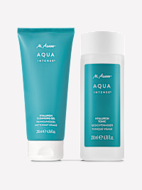 M. Asam AQUA INTENSE Hyaluron Reinigungsgel & Hyaluron Gesichtswasser
